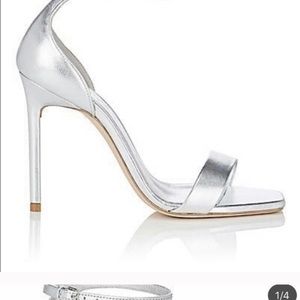 Saint Laurent Silver Heels 85mm